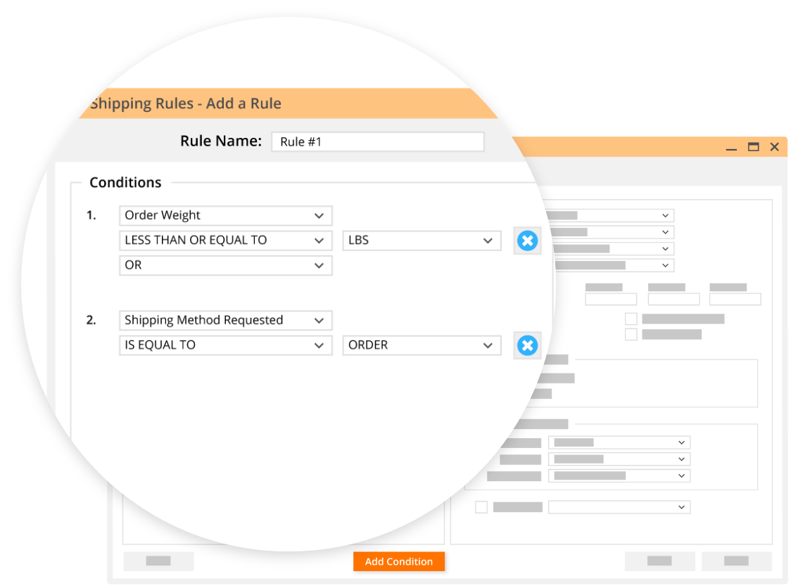 Webgility set up custom rules