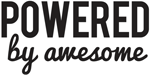 Powered by Awesome logo